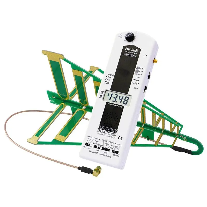 Analyseur hautes fréquences HF 38B Gigahertz utilisé par Marc Sourice, géobiologue à Oudon et Champtoceaux