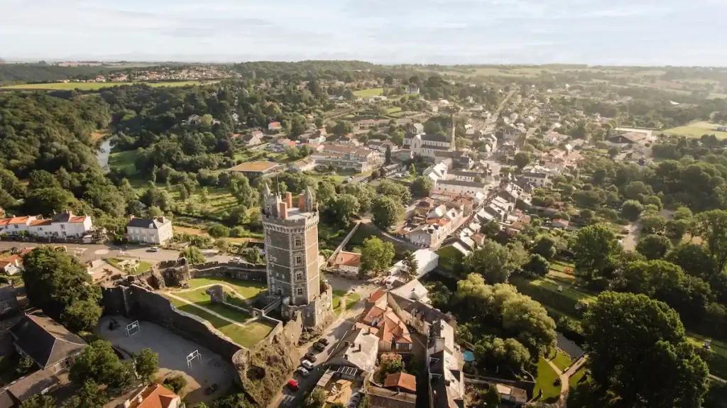 Vue aerienne Oudon