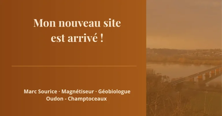 Annonce d'un nouveau site web.