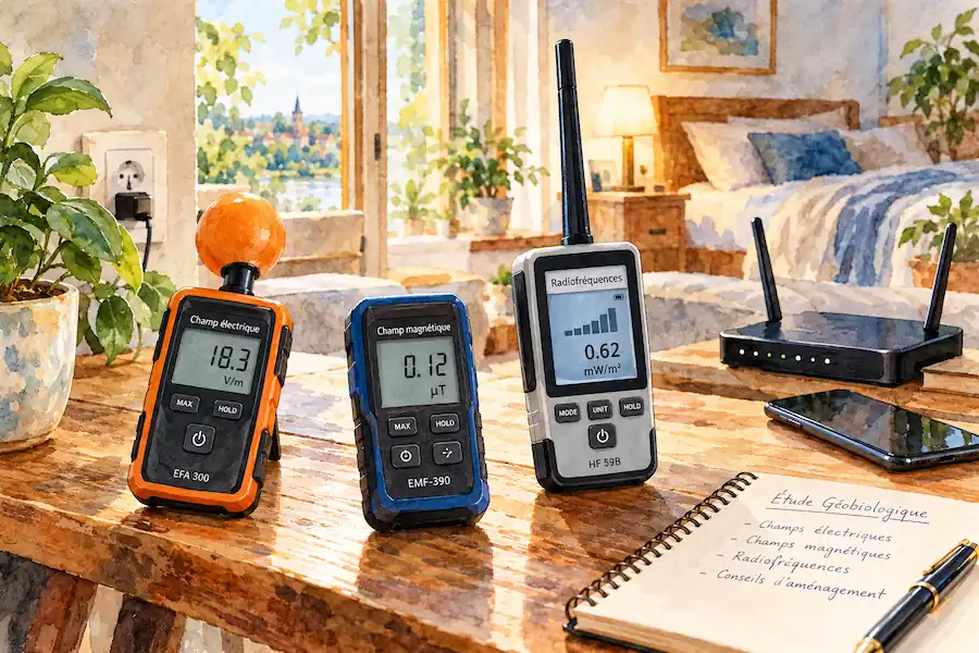 Ondes électromagnétiques maison : que peut-on réellement mesurer ?